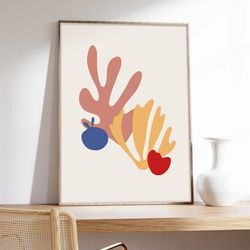 minimalist poster, matisse, colorful poster, colorful poster, abstract art, museum quality art printing on paper-1