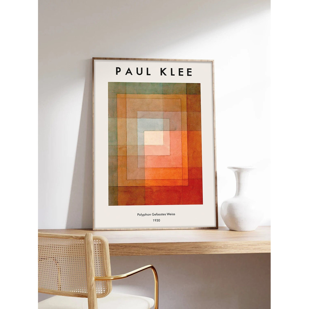 Paul Klee Poster, Abstract Art, Klee Poster, Abstract Poster, Polyphon, Exhibition Poster, Museum Quality Art Printing on Paper-1.jpg