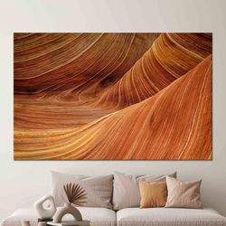 Desert Landscape Art, Desert Canvas Art, Brown Poster, View Canvas, Personalized Gift, Tempered Glass, Large Poster, Wal