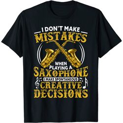 Funny Tenor Saxophone Gift Men Women Boys Girls Sax Players T-Shirt
