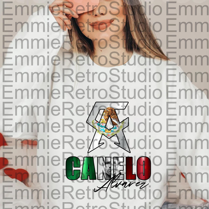 Canelo Alvarez PNG Saul El Canelo Digital Image For DTF DTG 0