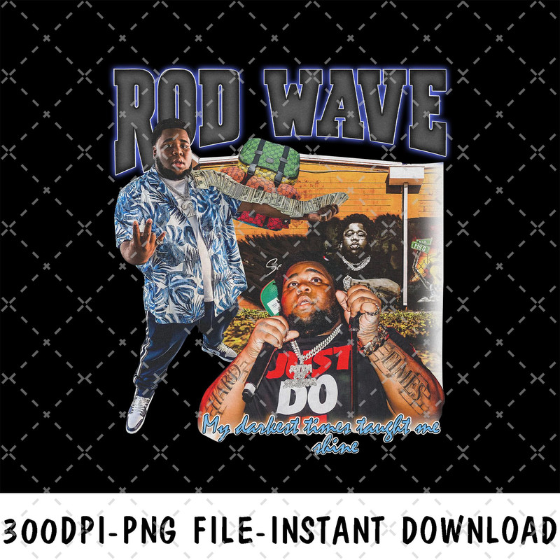 Rod Wave Nostalgia Png File 90s Rap Music Rapper Rod Wave Tour Design Rod Wave Png Design Rod Wave 1
