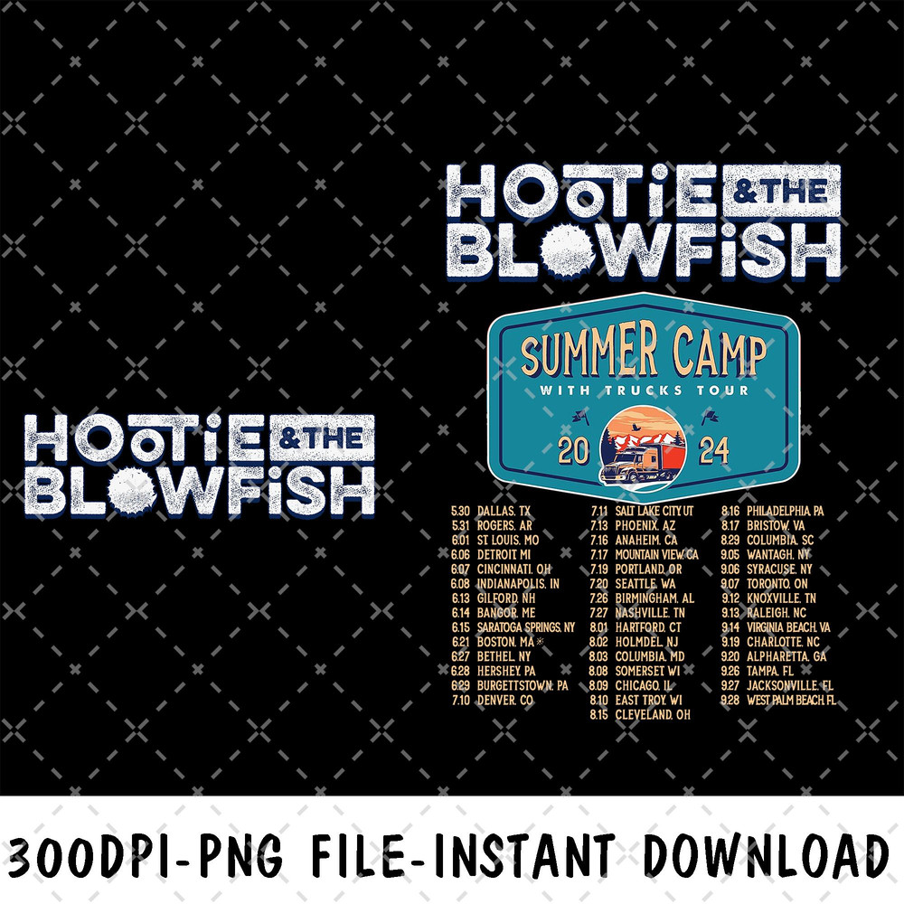 Hootie And The Blowfish Png Summer Camp With Trucks Tour 2024 Png Hootie And The Blowfish Band Fan 1