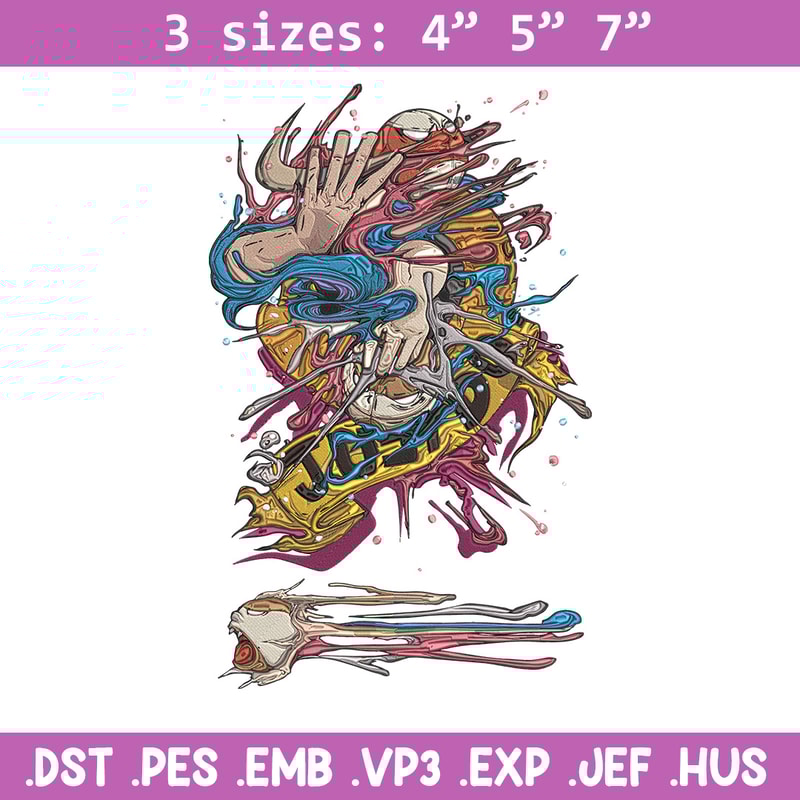 Just do it Embroidery Design, Just do it Embroidery, Embroidery File, Anime Embroidery, Anime shirt, Digital download.jpg