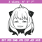 Anya meme Embroidery Design, Spy x family Embroidery, Embroidery File, Anime Embroidery, Anime shirt, Digital download.jpg