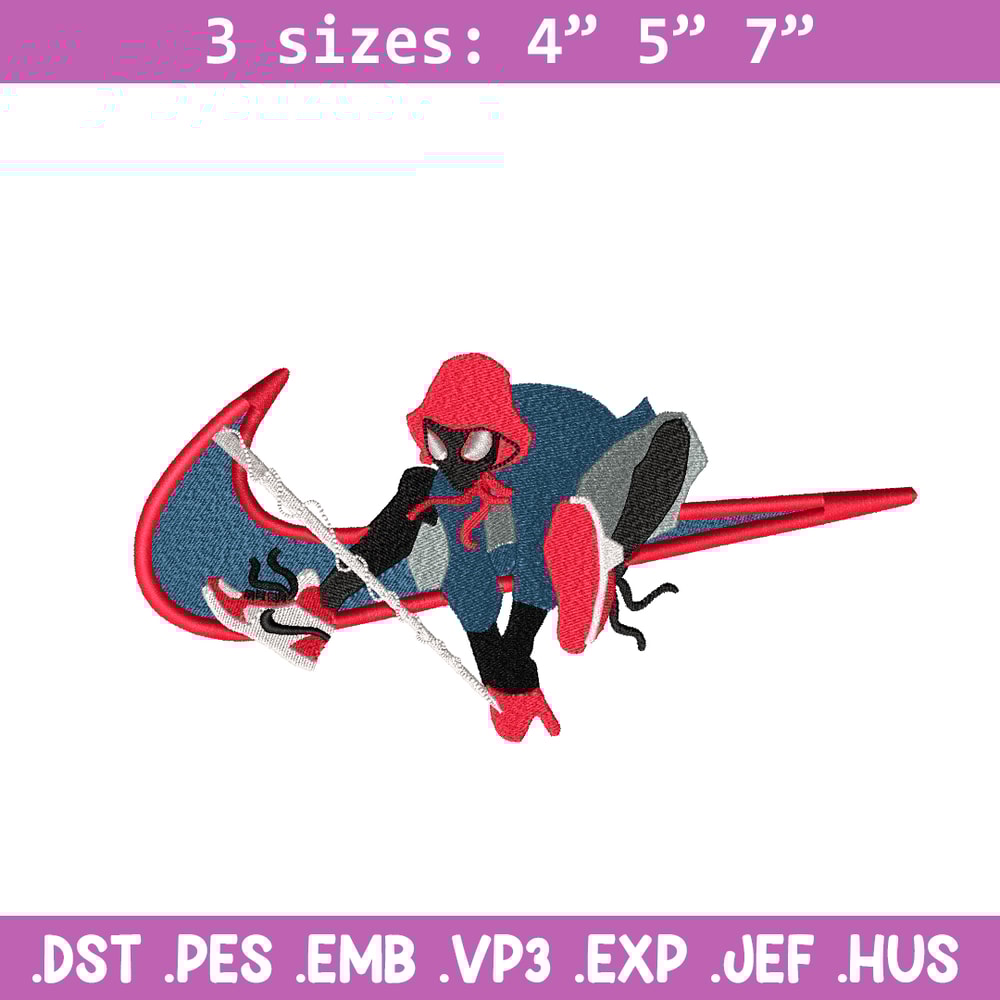 Black Spider Swoosh embroidery design, Black Spider embroidery, Nike design, Logo shirt, movie shirt, digital download.jpg