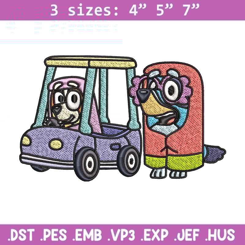 Bluey bingo Embroidery design, Bluey Embroidery, Embroidery File, cartoon design, cartoon shirt, Digital download..jpg