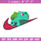 Bulbasaur x nike Embroidery Design, Pokemon Embroidery, Embroidery File, Nike Embroidery, Anime shirt, Digital download.jpg