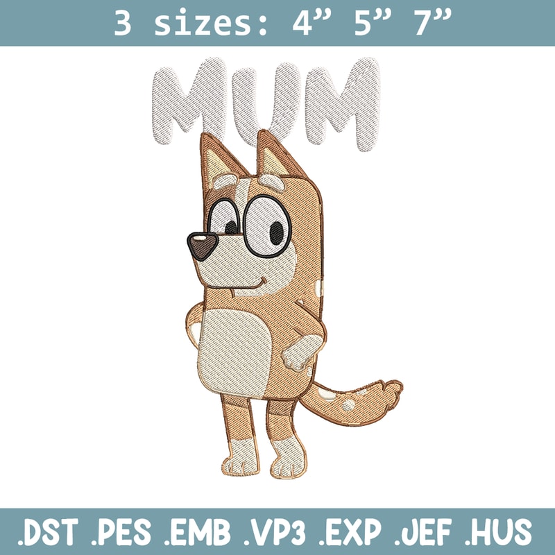 Chilli Heeler Embroidery, Bluey Cartoon Embroidery, cartoon Embroidery, Embroidery File, cartoon shirt, digital download.jpg