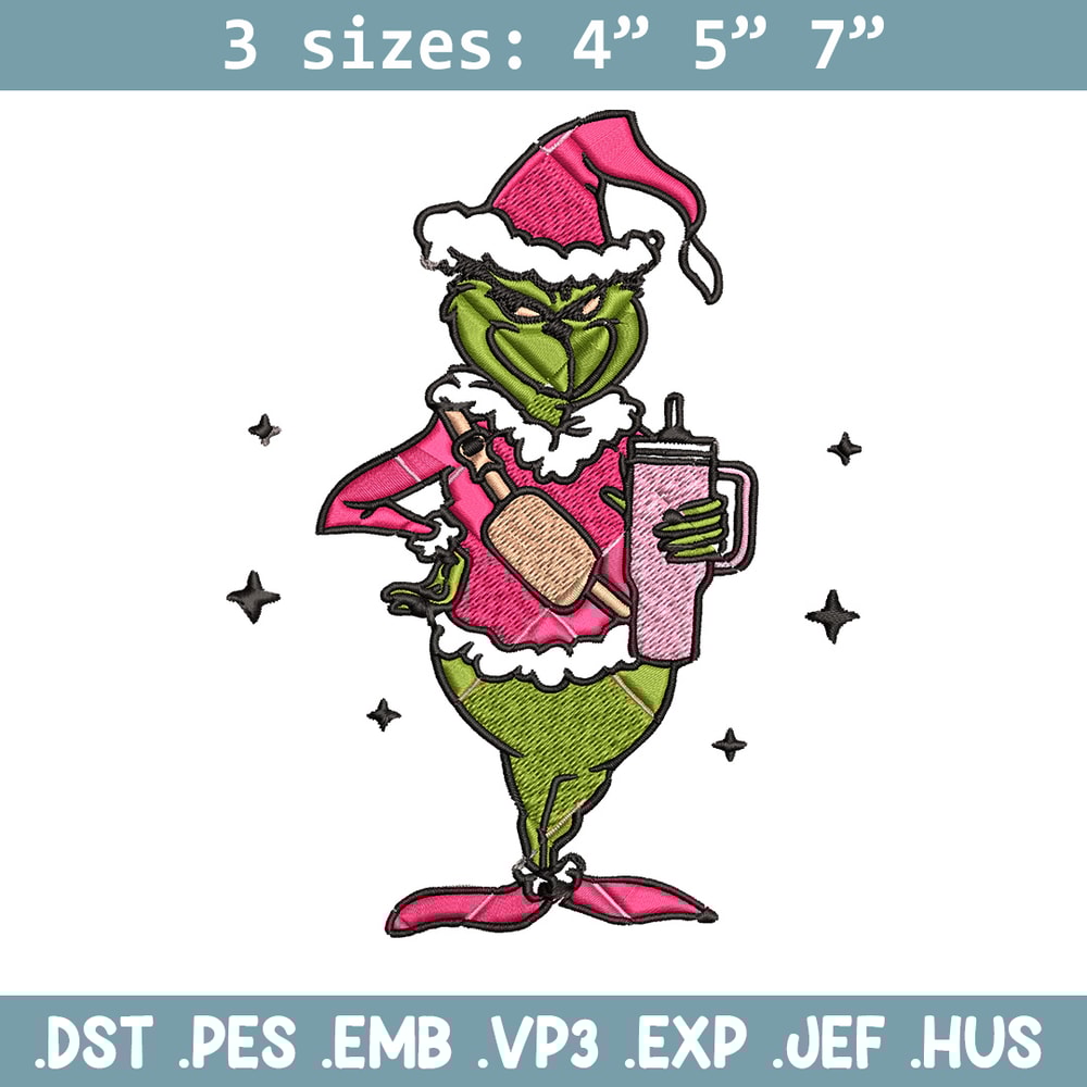 Chrismas grinch Embroidery Design, Grinch Embroidery, Embroidery File, Brand Embroidery, Logo shirt, Digital download.jpg