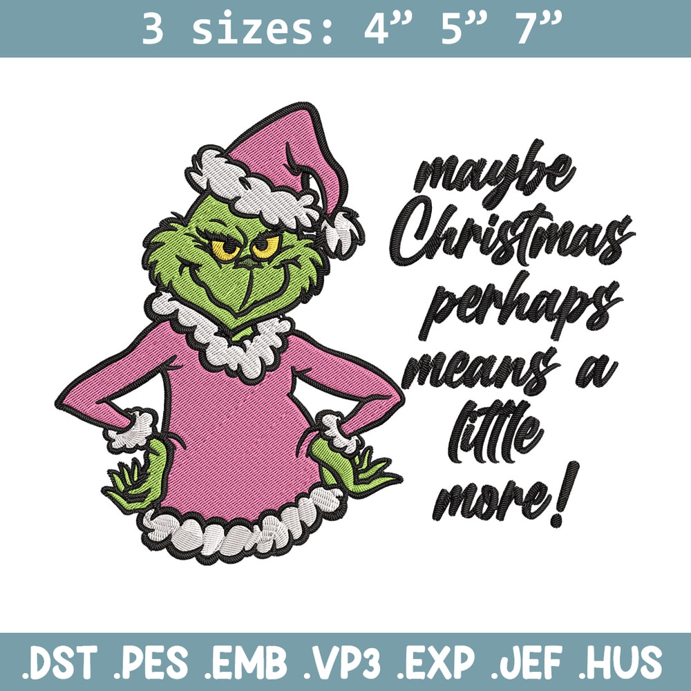 Grinch chrismas Embroidery Design, Grinch Embroidery, Embroidery File, Chrismas Embroidery, Anime shirt,Digital download.jpg