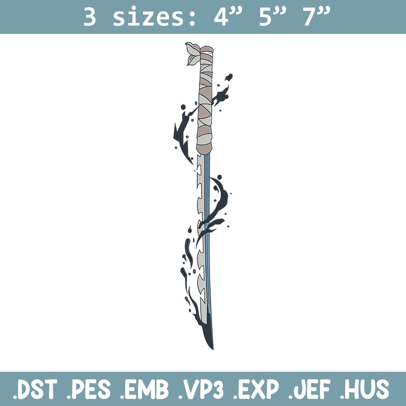Inosuke sword Embroidery Design, Demon slayer Embroidery, Embroidery File, Anime Embroidery,Anime shirt,Digital download.jpg