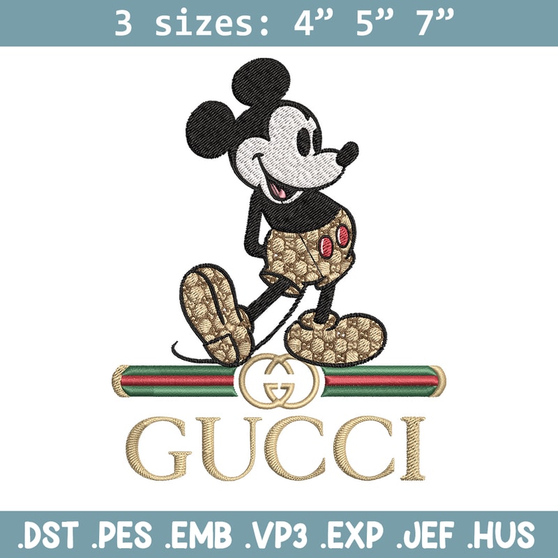 Mickey gucci Embroidery Design, Gucci Embroidery, Embroidery File,Logo shirt, Sport Embroidery,Digital download.jpg