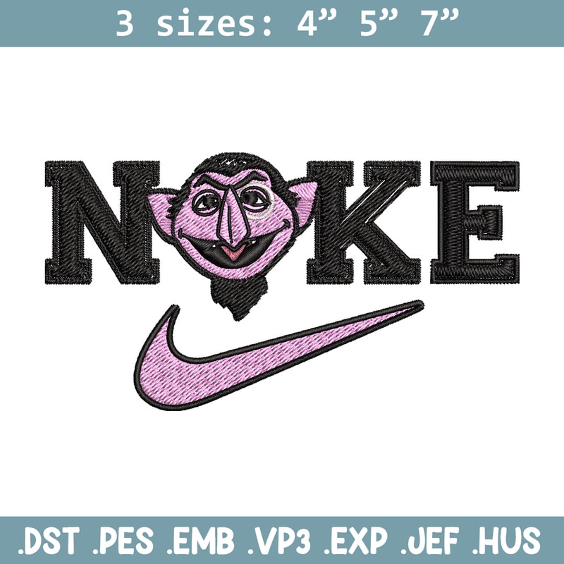 Nike purple cartoon Embroidery Design, Nike Embroidery, Brand Embroidery, Embroidery File, Logo shirt, Digital download.jpg