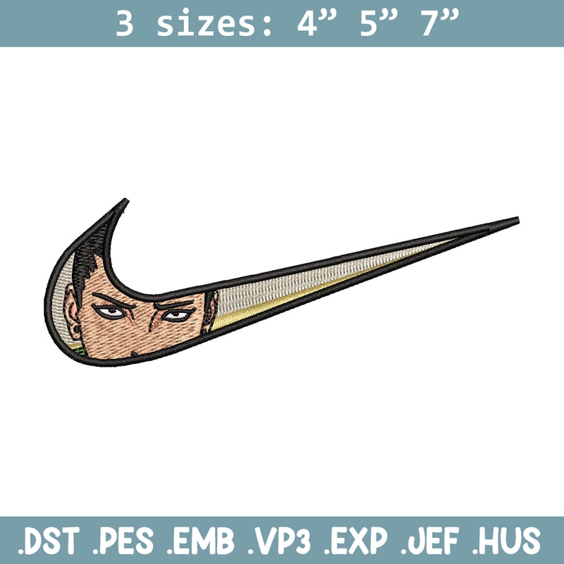 Nike shikamaru embroidery design, Naruto embroidery, Nike design, Embroidery shirt, Embroidery file, Digital download.jpg