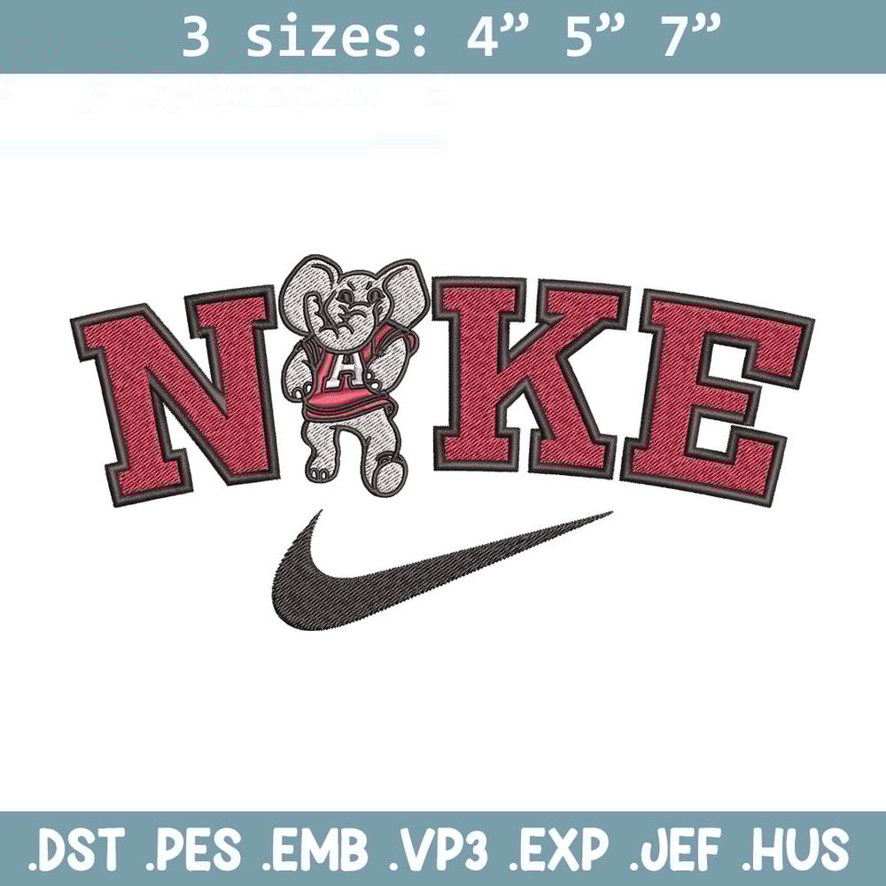 Nike x elephant embroidery design, Nike embroidery, Nike design, Embroidery file,Embroidery shirt, Digital download.jpg