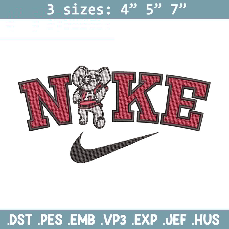 Nike x elephant embroidery design, Nike embroidery, Nike design, Embroidery file,Embroidery shirt, Digital download.jpg