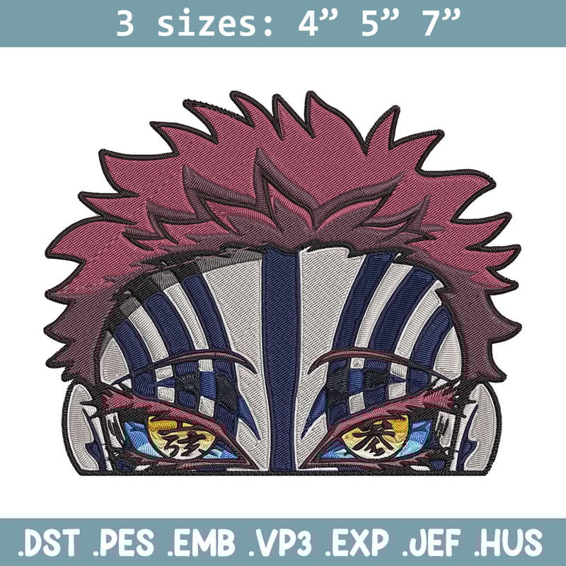 Akaza Embroidery Design, Demon slayer Embroidery, Embroidery File, Anime Embroidery, Anime shirt, Digital download.jpg