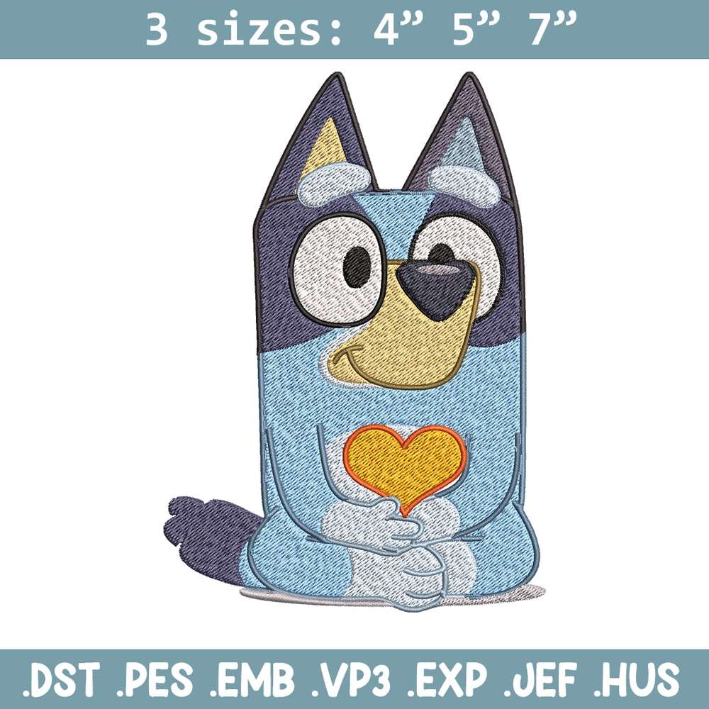 Bluey Embroidery, Bluey Cartoon Embroidery, cartoon Embroidery, Embroidery File, cartoon shirt, digital download..jpg