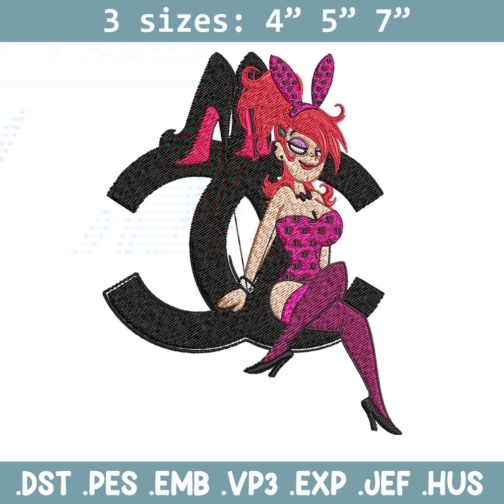 Bunny girl gucci Embroidery Design, Gucci Embroidery, Brand Embroidery, Embroidery File, Logo shirt, Digital download.jpg