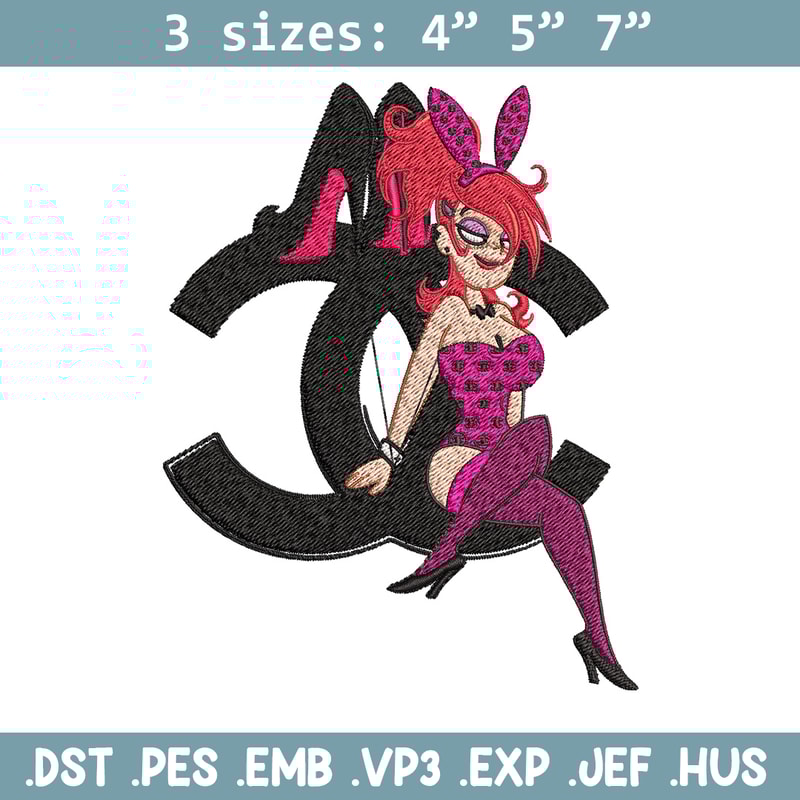 Bunny girl gucci Embroidery Design, Gucci Embroidery, Brand Embroidery, Embroidery File, Logo shirt, Digital download.jpg