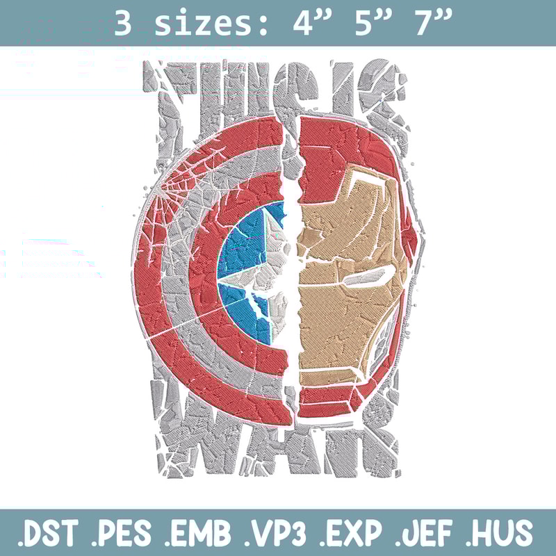 Captain x iron man Embroidery Design, Marvel Embroidery, Embroidery File, Anime Embroidery, Anime shirt,Digital download.jpg