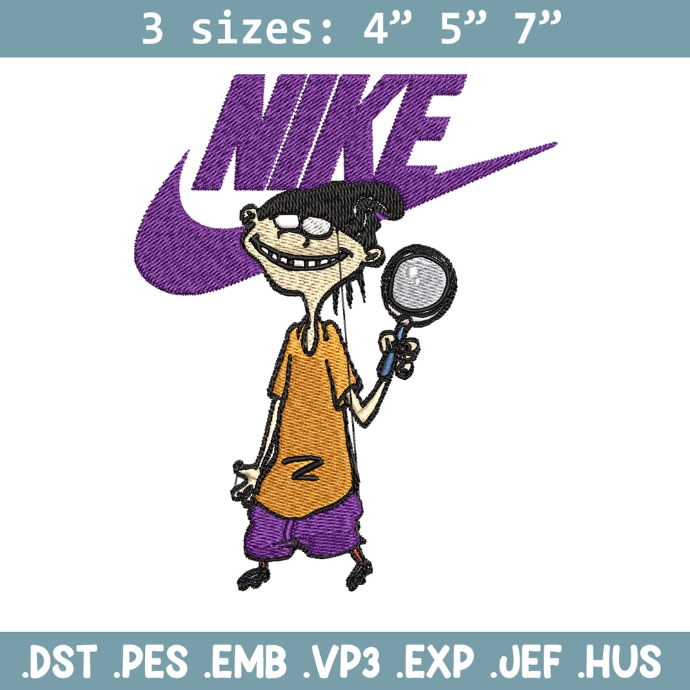 Cartoon Nike Embroidery design, Cartoon Embroidery, Nike design, Embroidery file, logo nike shirt, Instant download.jpg