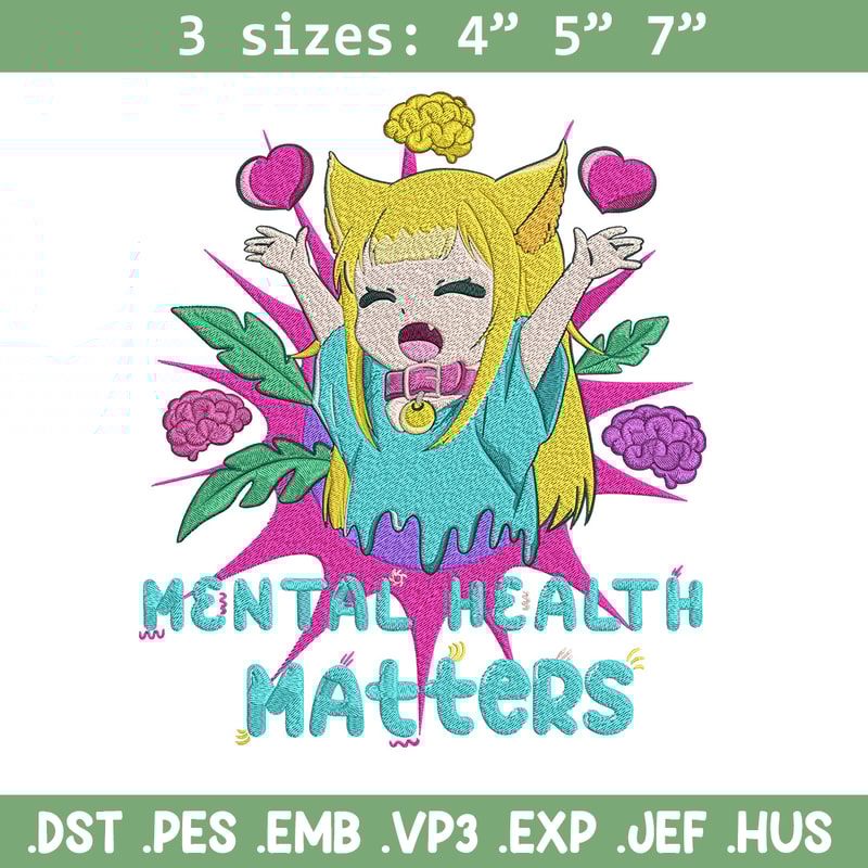 Cat girl cute Embroidery Design, Manga Embroidery, Embroidery File, Anime Embroidery, Anime shirt, Digital download.jpg