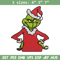 Christmas Grinch Embroidery design, Grinch christmas Embroidery, Embroidery File, Grinch design, Instant download..jpg