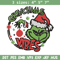 Christmas Vibes Grinch Embroidery design, Grinch Christmas Embroidery, Grinch design, Embroidery file, Digital download..jpg