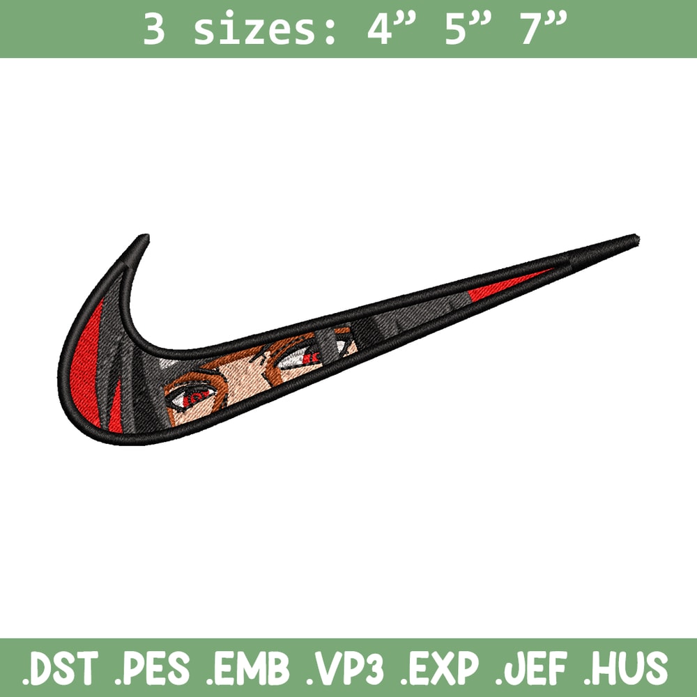 Itachi eyes nike embroidery design, Naruto embroidery, nike design, anime design, anime shirt, Digital download.jpg