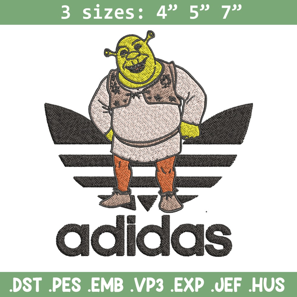 Monster adidas Embroidery Design, Adidas Embroidery, Embroidery File, Brand Embroidery, Logo shirt, Digital download.jpg