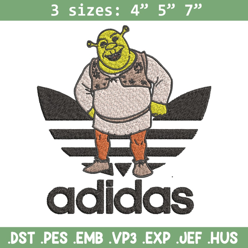 Monster adidas Embroidery Design, Adidas Embroidery, Embroidery File, Brand Embroidery, Logo shirt, Digital download.jpg
