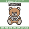 Moschino Kids Teddy logo Embroidery design, Moschino Embroidery, logo design, Embroidery File, Instant download..jpg