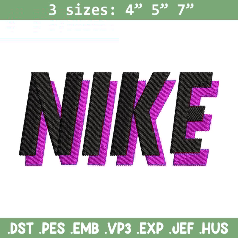 Nike black pink embroidery design, Nike embroidery, Nike design,Embroidery file,Embroidery shirt,Digital download.jpg