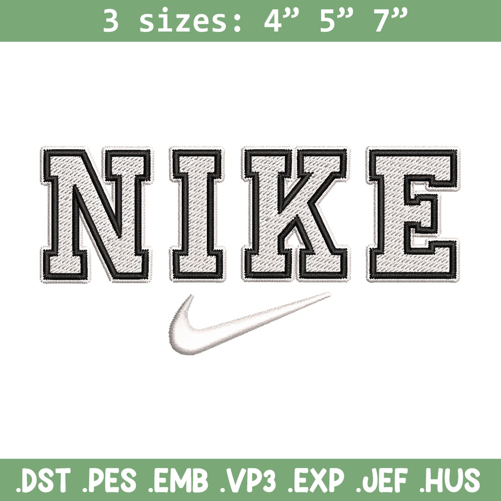 Nike black white embroidery design, Nike embroidery, Nike design,Embroidery file,Embroidery shirt,Digital download.jpg