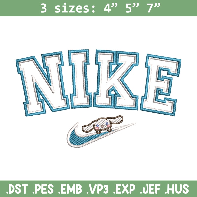 Nike bunny cute embroidery design, Bunny embroidery, Nike design,Embroidery shirt, Embroidery file, Digital download.jpg