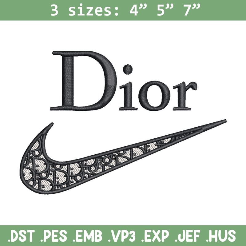 Nike dior embroidery design, Dior embroidery, Emb design, Embroidery shirt, Embroidery file, Digital download.jpg