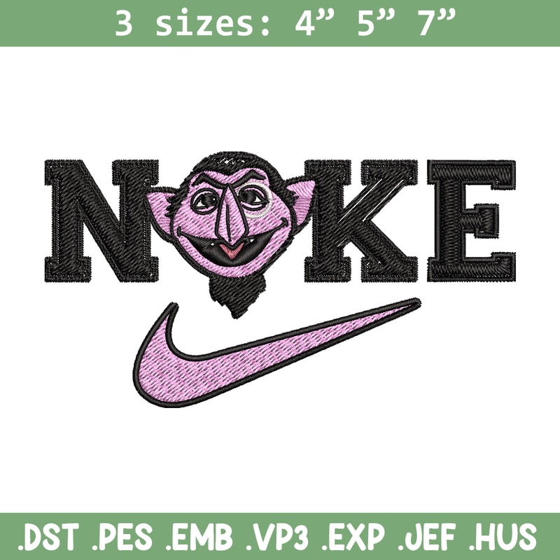 Nike purple cartoon Embroidery Design, Nike Embroidery, Brand Embroidery, Embroidery File, Logo shirt, Digital download.jpg