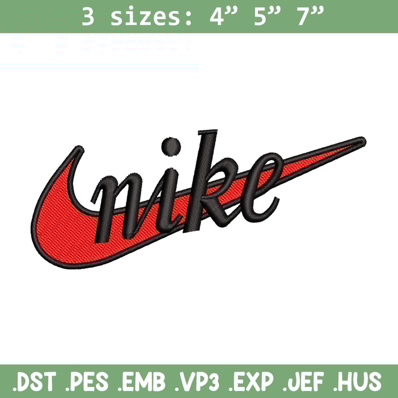 Nike red logo embroidery design, Nike embroidery, Nike design, Embroidery file,Embroidery shirt, Digital download.jpg