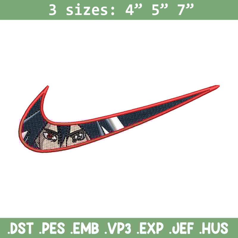 Nike sasuke eyes embroidery design, Naruto embroidery, Nike design, Embroidery shirt, Embroidery file, Digital download.jpg