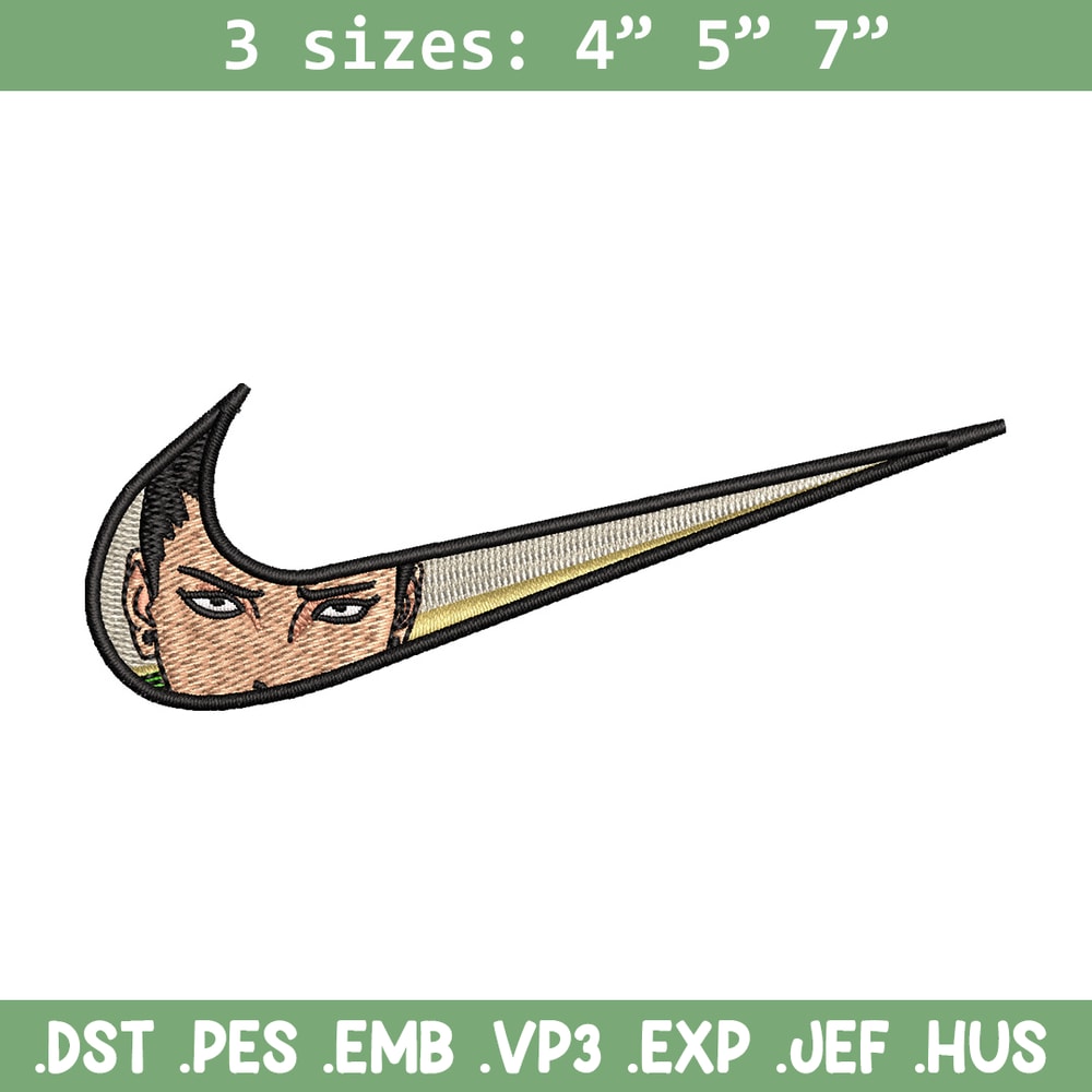 Nike shikamaru embroidery design, Naruto embroidery, Nike design, Embroidery shirt, Embroidery file, Digital download.jpg