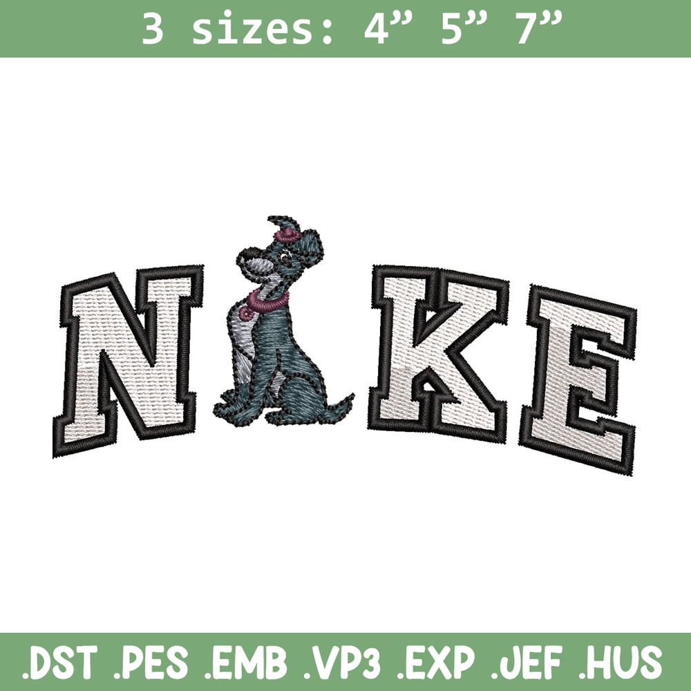 Nike x dog embroidery design, Dog embroidery, Nike design, Embroidery shirt, Embroidery file, Digital download.jpg