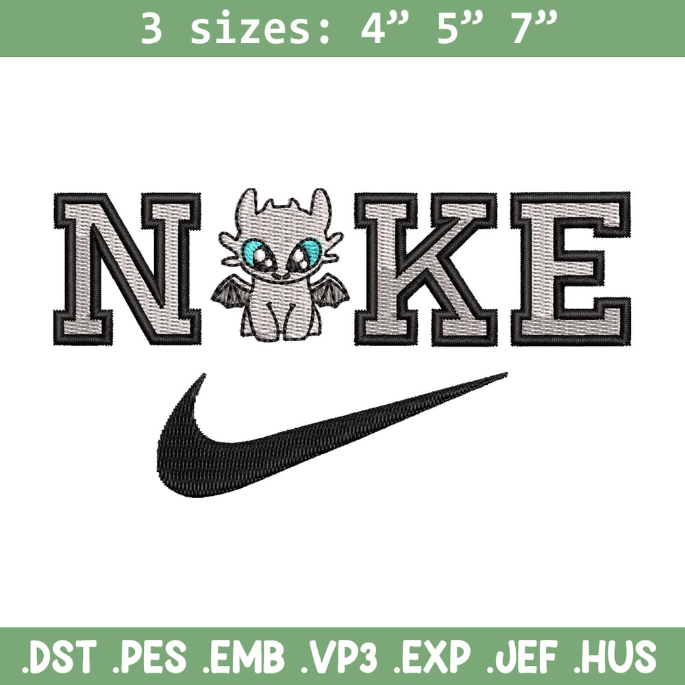 Nike x dragon black embroidery design, Dragon embroidery, Nike design,Embroidery shirt,Embroidery file, Digital download.jpg