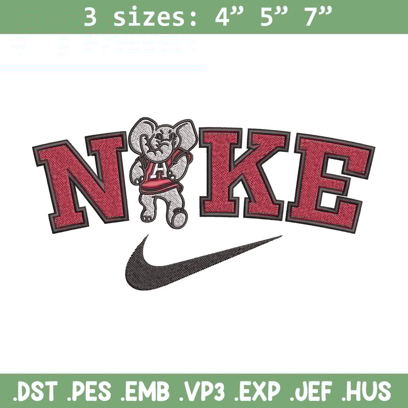 Nike x elephant embroidery design, Nike embroidery, Nike design, Embroidery file,Embroidery shirt, Digital download.jpg