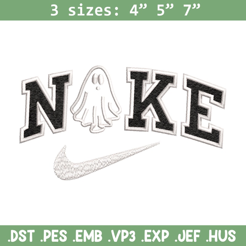 Nike x ghost embroidery design, Ghost embroidery, Nike design, Embroidery shirt, Embroidery file,Digital download.jpg