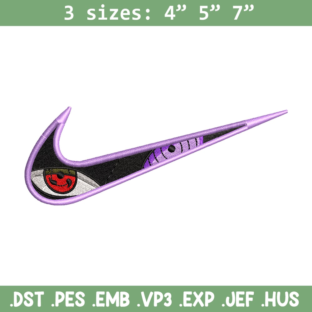 Sharingan Nike embroidery design, Naruto embroidery, Nike design, anime design, anime shirt, Digital download.jpg