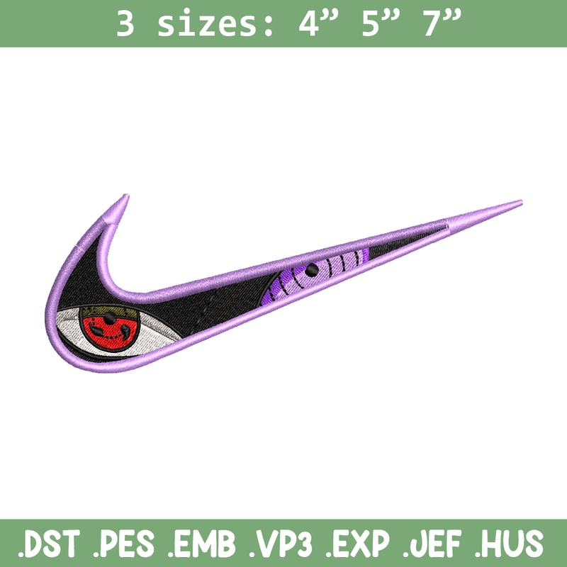 Sharingan Nike embroidery design, Naruto embroidery, Nike design, anime design, anime shirt, Digital download.jpg