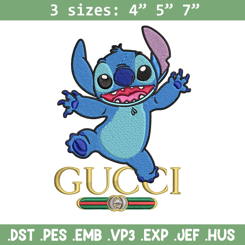 Stitch Gucii Embroidery design, Stitch Gucii Embroidery, cartoon design, Embroidery File, Instant download..jpg