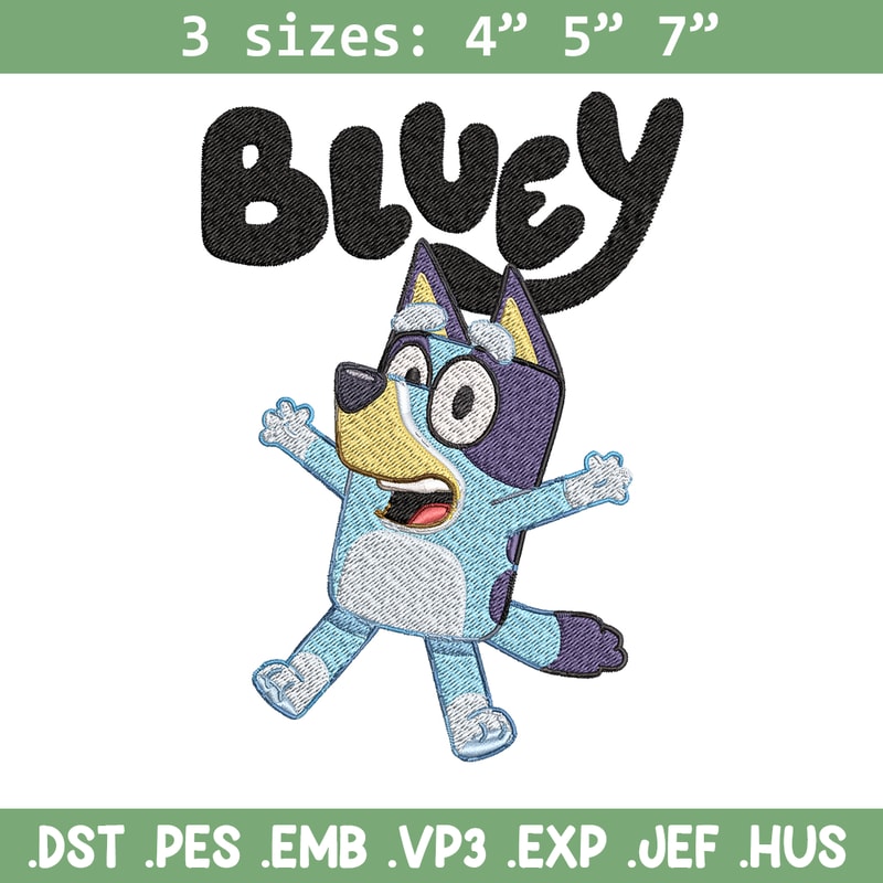 Bluey Embroidery, Bluey Cartoon Embroidery, cartoon Embroidery, cartoon shirt, Embroidery File, digital download..jpg